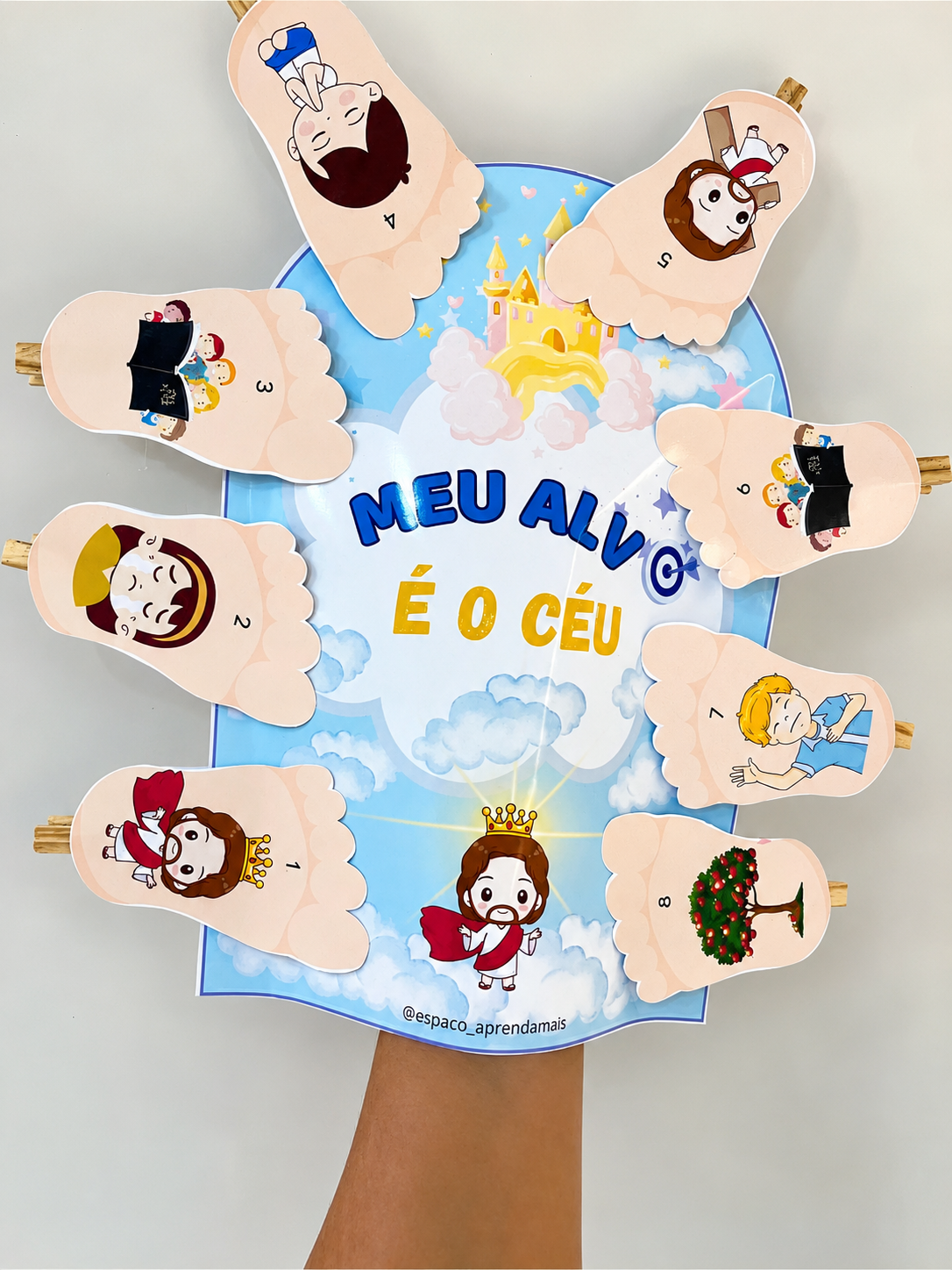 Luva Meu alvo é o céu