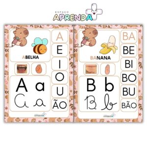 Alfabeto Especial Completo para Mural – Capivara