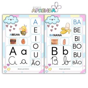 Alfabeto Especial Completo para Mural – Chuva de Amor