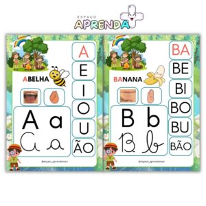 Alfabeto Especial Completo para Mural – Tema Floresta