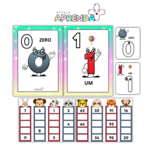 Kit Completo dos Numerais: Mural, Coordenação Motora e Sequência Numérica