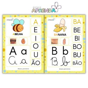 Alfabeto Especial Completo para Mural – Amarelo