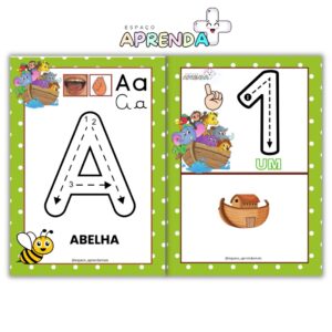 Alfabeto Especial Coordenação Motora + Numerais - Arca de Noé