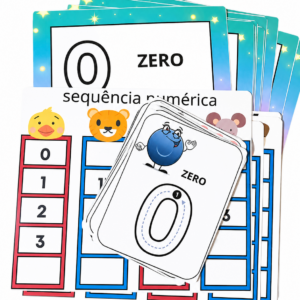 Kit numerais para sala de aula