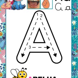 Alfabeto especial coordenação motora + numerais - Lilo & Stich