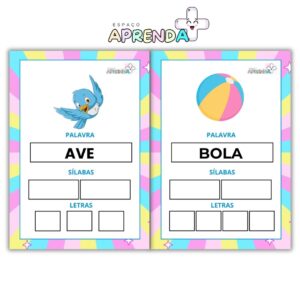 Fichas para Alfabetização – Formando Palavras