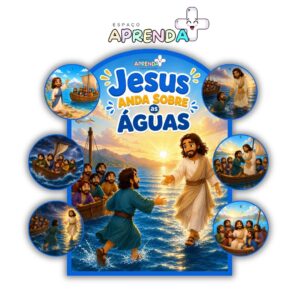 Luva Bíblica – Jesus Anda Sobre as Águas