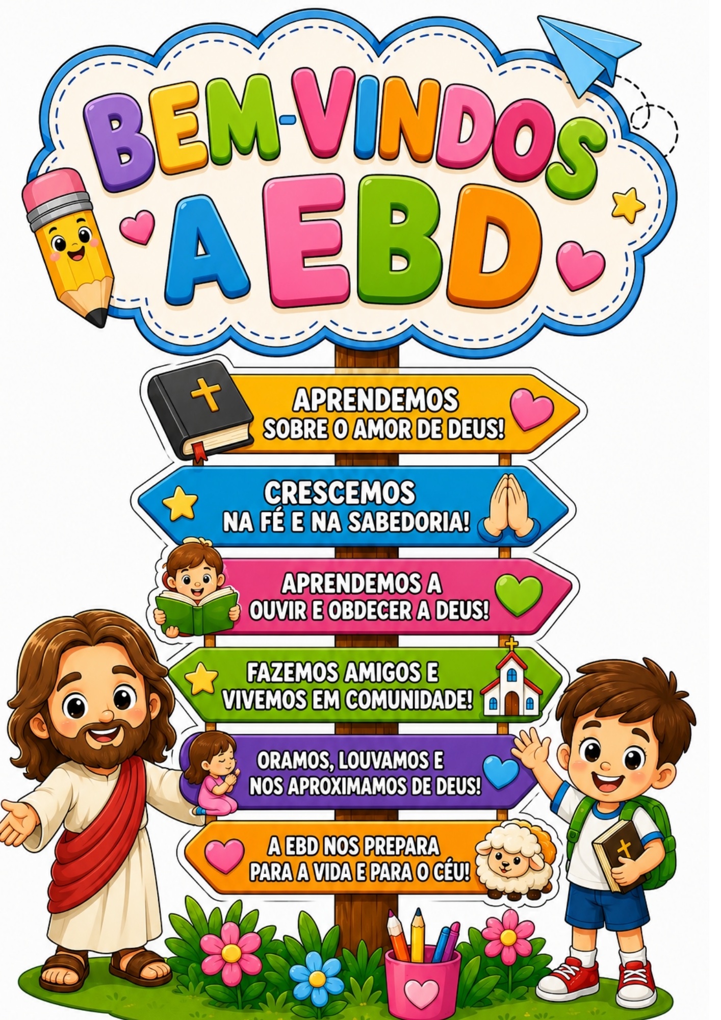 Display Bem-vindos à EBD – PDF (4x4)