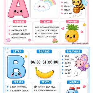 FICHAS DE LEITURA DIVERTIDAS- ALFABETIZAÇÃO INFANTIL