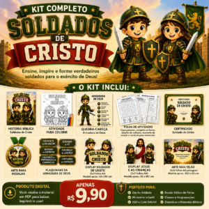 Kit soldados de Cristo
