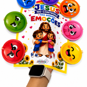 Luva para contar história- Jesus no controle das minhas emoções